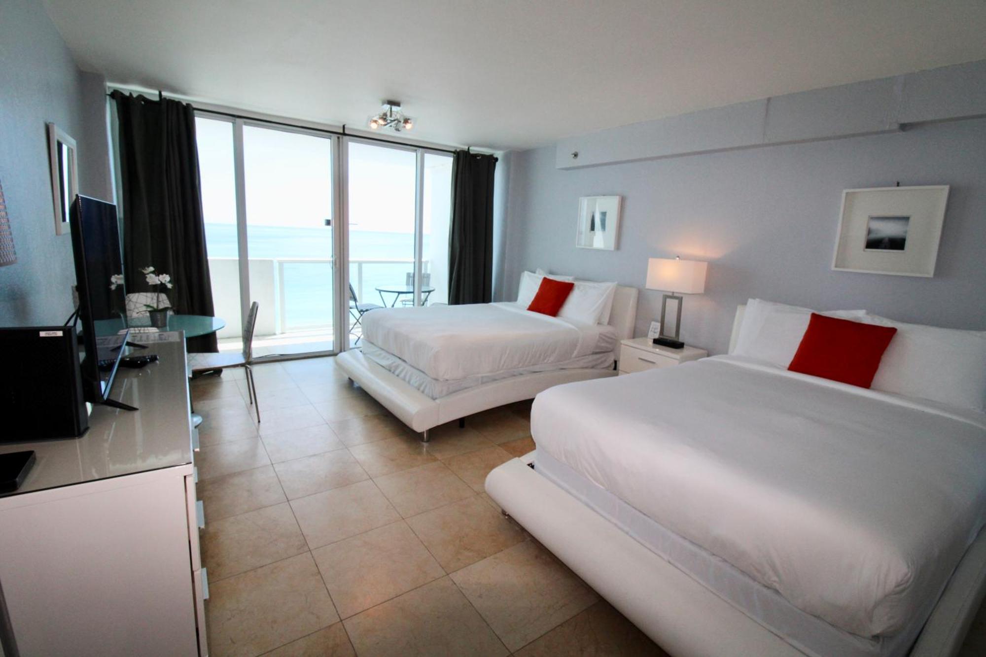 Castle 828 Oceanfront View With Balcony, Pool, Tennis, Beach Access And Free Parking! Miami Beach Eksteriør bilde
